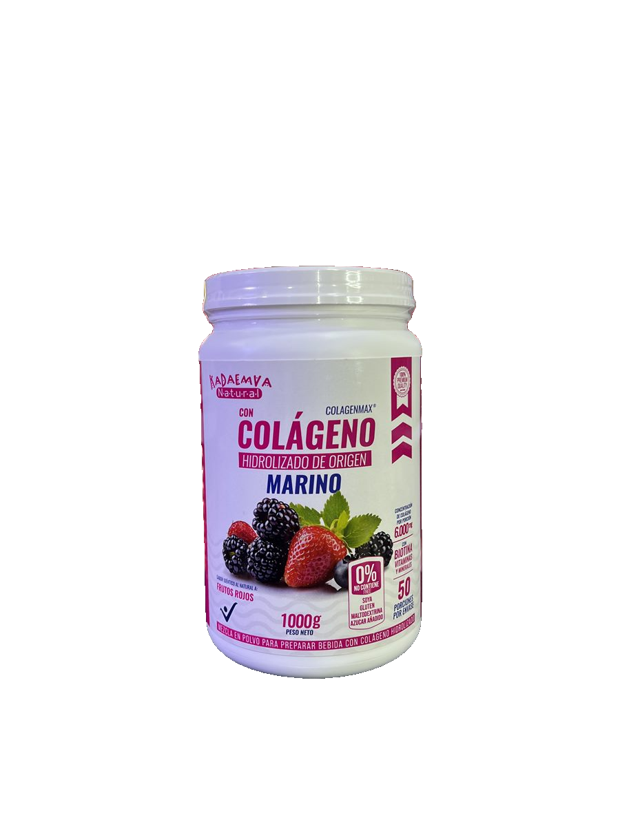 KADAEMVA Colágeno Hidrolizado Marino · Frutos Rojos · 1000 g
