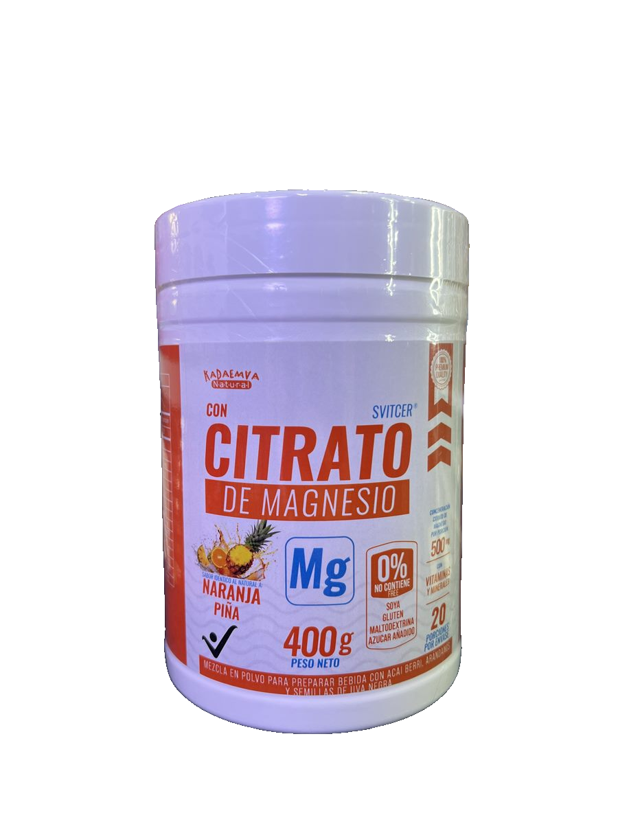 KADAEMVA Citrato de Magnesio SVITCER - Naranja/Piña 400g