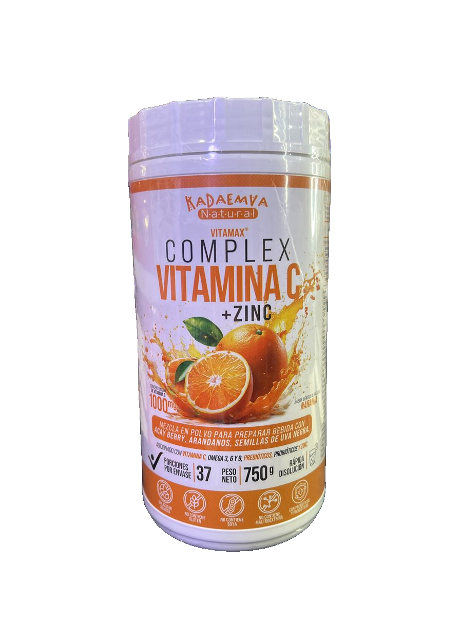 KADAEMVA VITAMAX Complex Vitamina C + Zinc 750g naranja