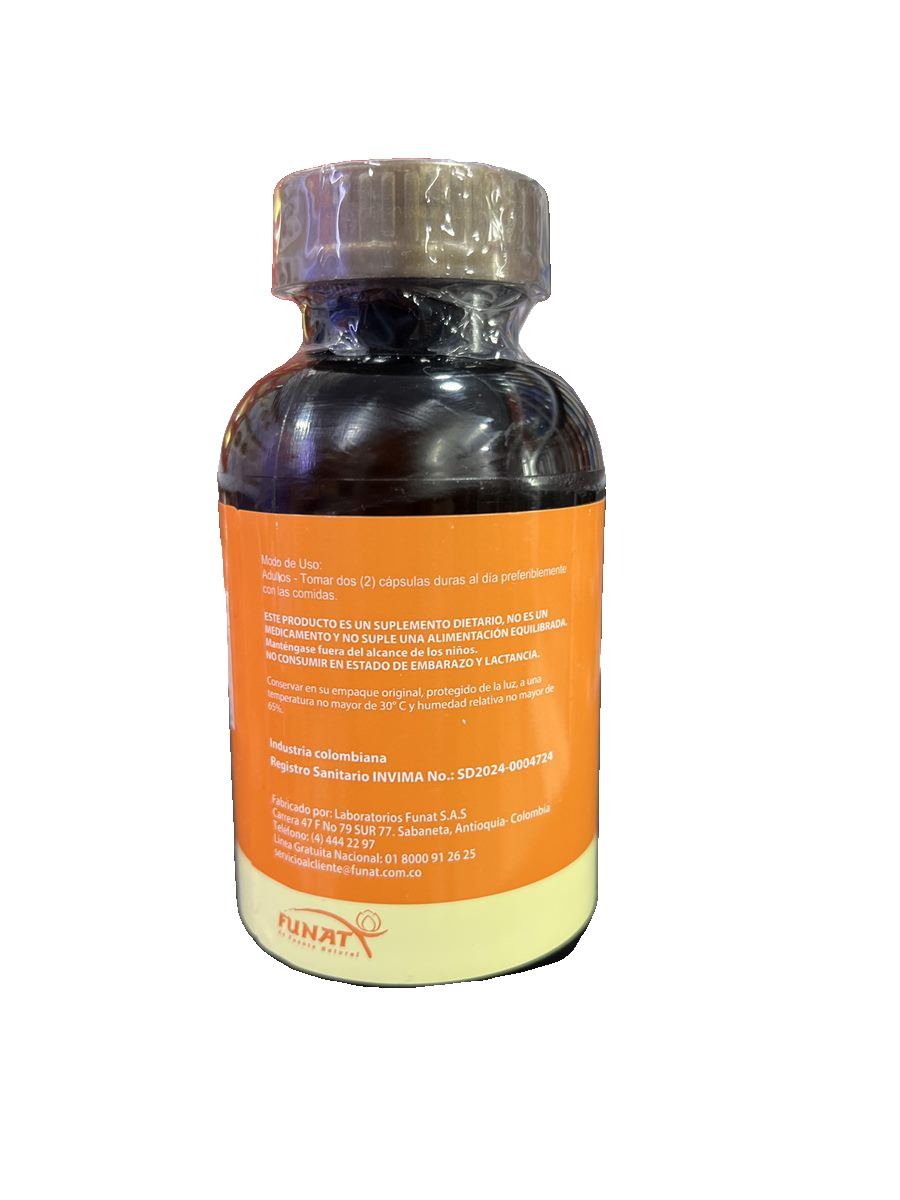 FUNAT Turmeric Cúrcuma 1100 mg · 60 cápsulas